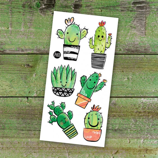 TATOUAGE TEMPORAIRE | CACTUS COQUINS