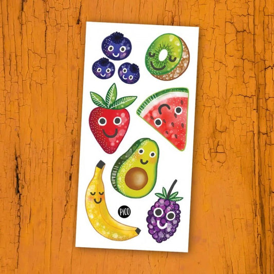 TATOUAGE TEMPORAIRE | FRUITS EN FOLIE