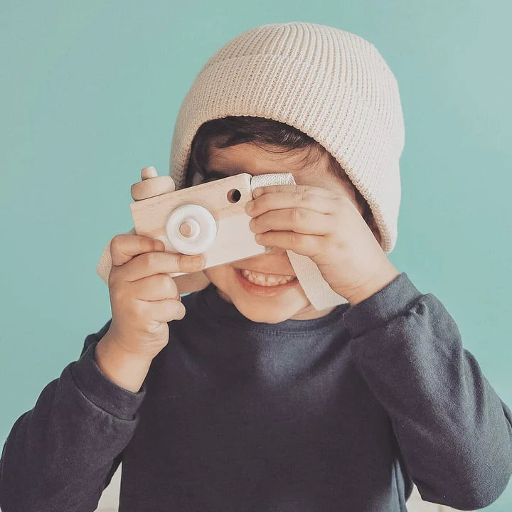 Appareil photo en bois pour minis photographes