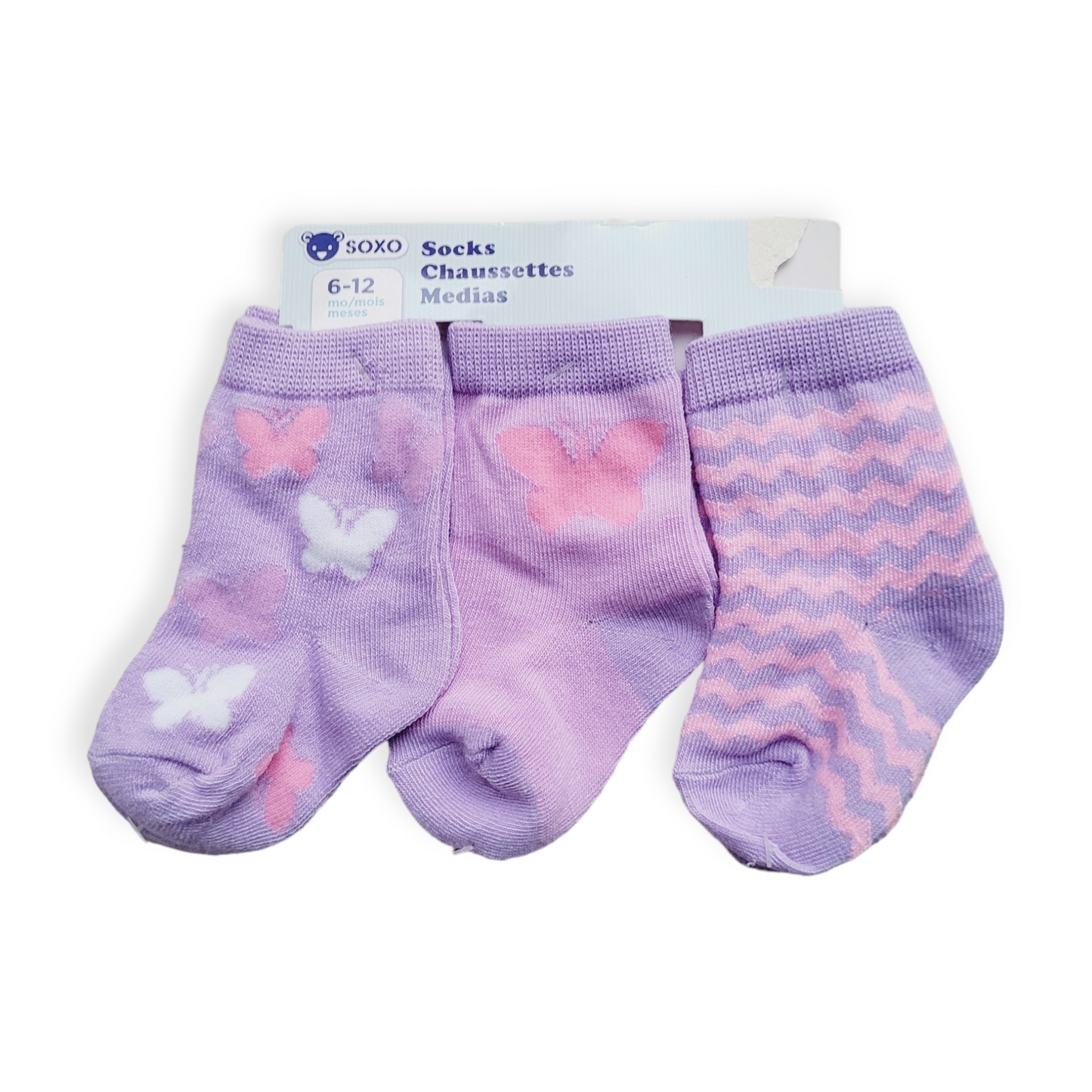 Chaussettes (3) | Soxo | 6-12 mois